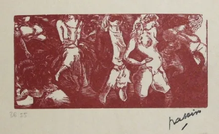 Lithografie Pascin - Filles de la nuit