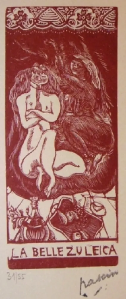 Lithografie Pascin - La belle Zuleica