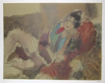 Lithografie Pascin - Marionette