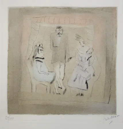 Aquatint Pascin - Noblesse créole