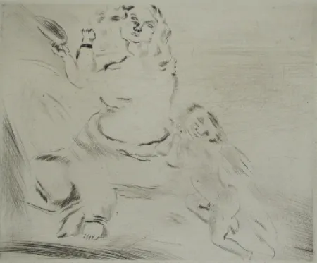 Droge Naald Pascin - Venus et l'Amour