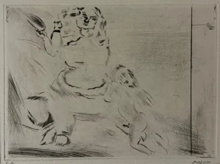 Droge Naald Pascin - Vénus et l'amour