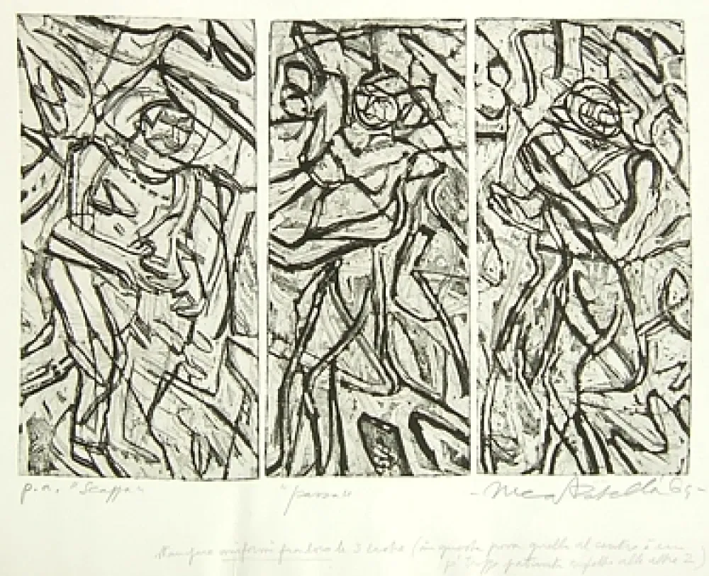 Ets En Aquatint Patella - Senza titolo