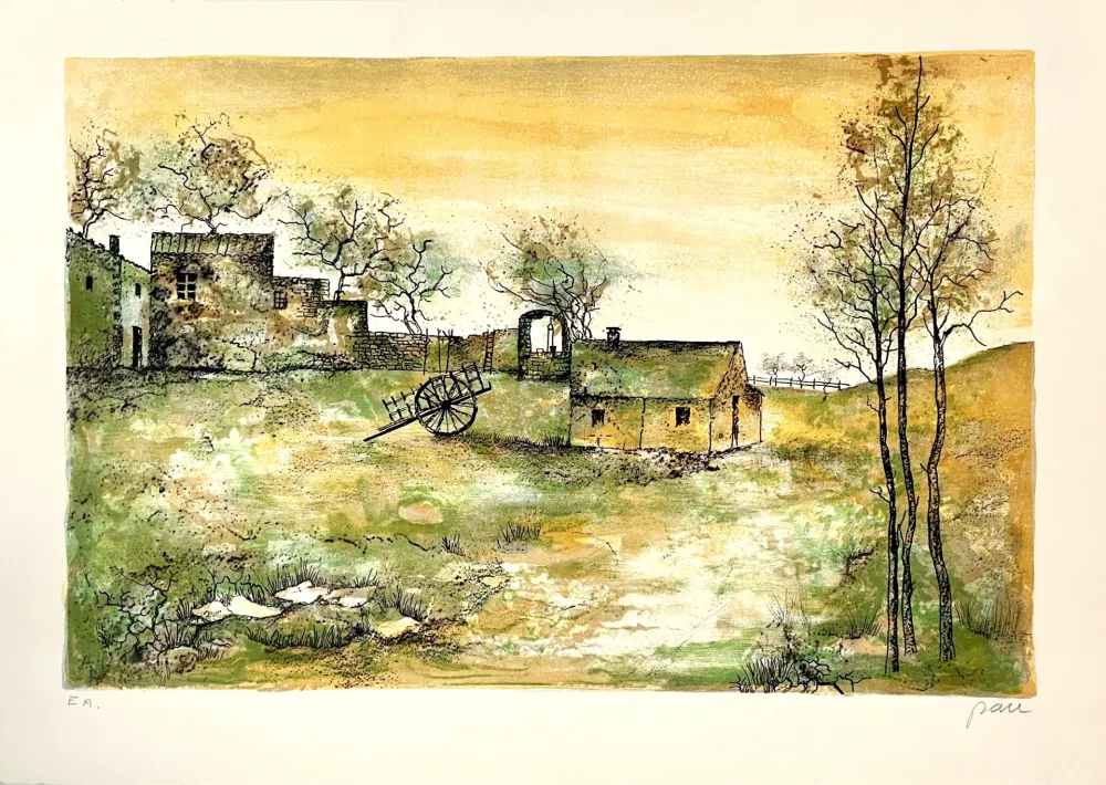 Lithografie Pau - Sans Titre