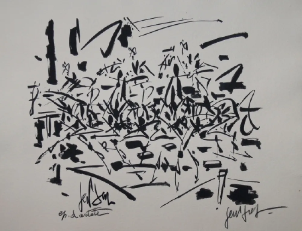 Lithografie Paul  -  COURSE DE CHEVAUX / RACING HORSES - Lithographie Originale / Original Lithography