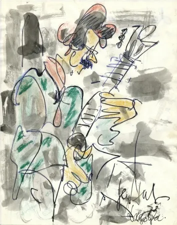 Geen Techniek Paul  - Dessin Original / Original Drawing - ALEXANDRE LAGOYA - Portrait