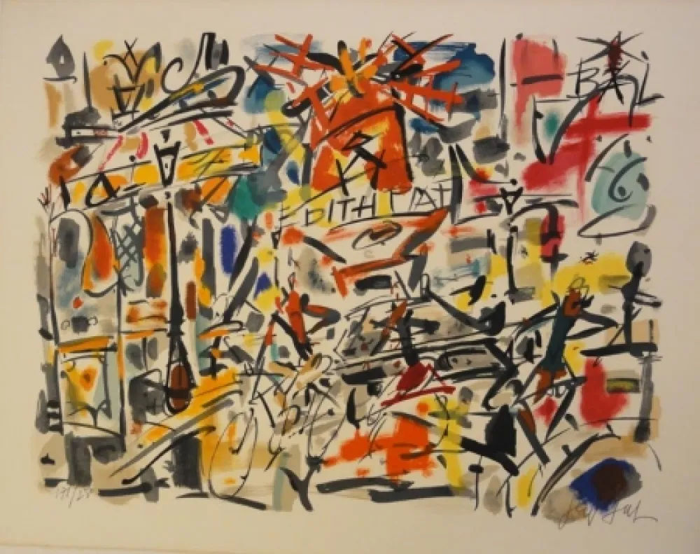 Lithografie Paul  - Edith Piaf