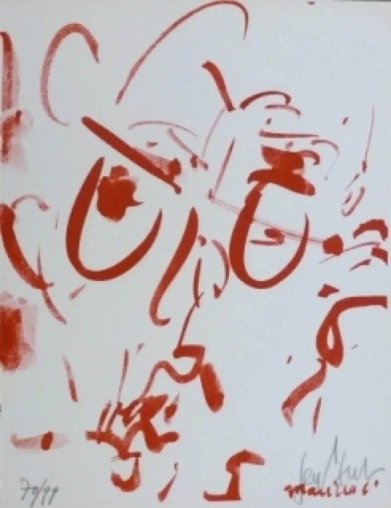 Lithografie Paul  - François Mauriac