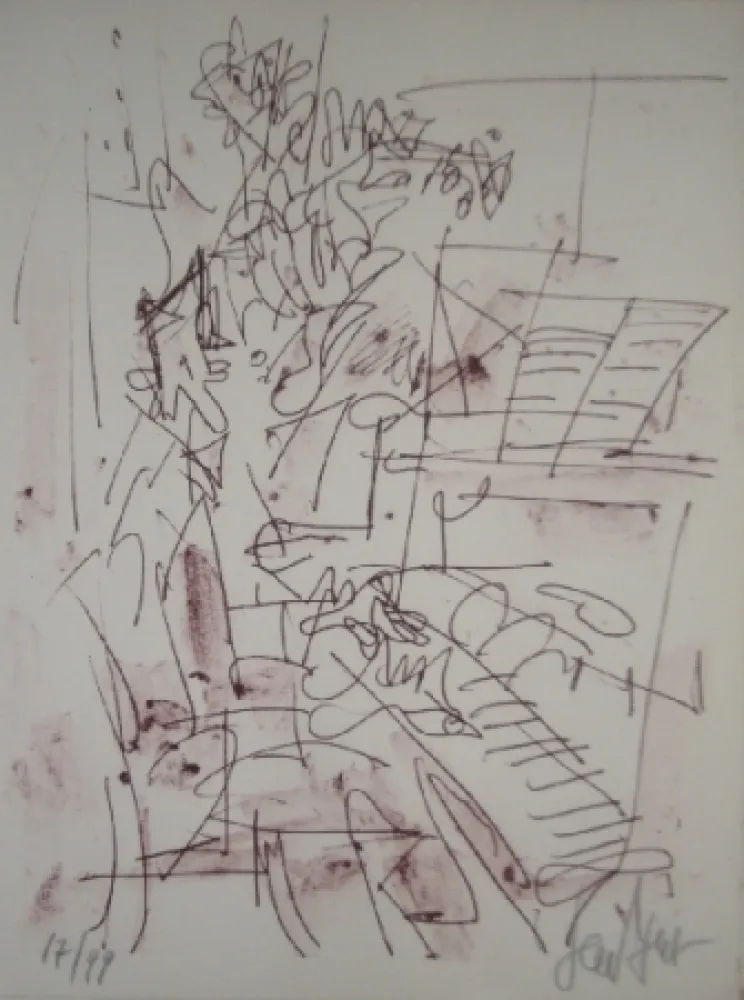 Lithografie Paul  - Jazz
