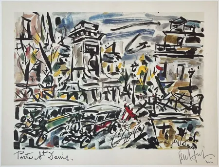 Lithografie Paul  - Porte Saint Denis 