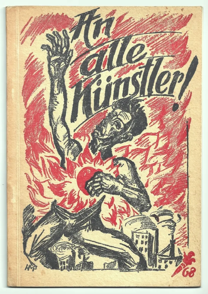 Lithografie Pechstein - An alle Künstler! (To all artists!)