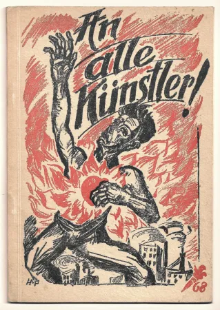 Geïllustreerd Boek Pechstein - An alle Künstler! (To all the artists!) 