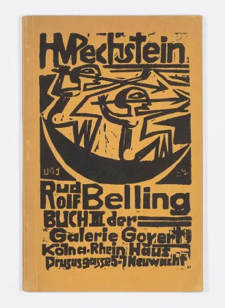 Geïllustreerd Boek Pechstein - H. M. Pechstein und Rudolf Belling. Buch III der Galerie Goyert