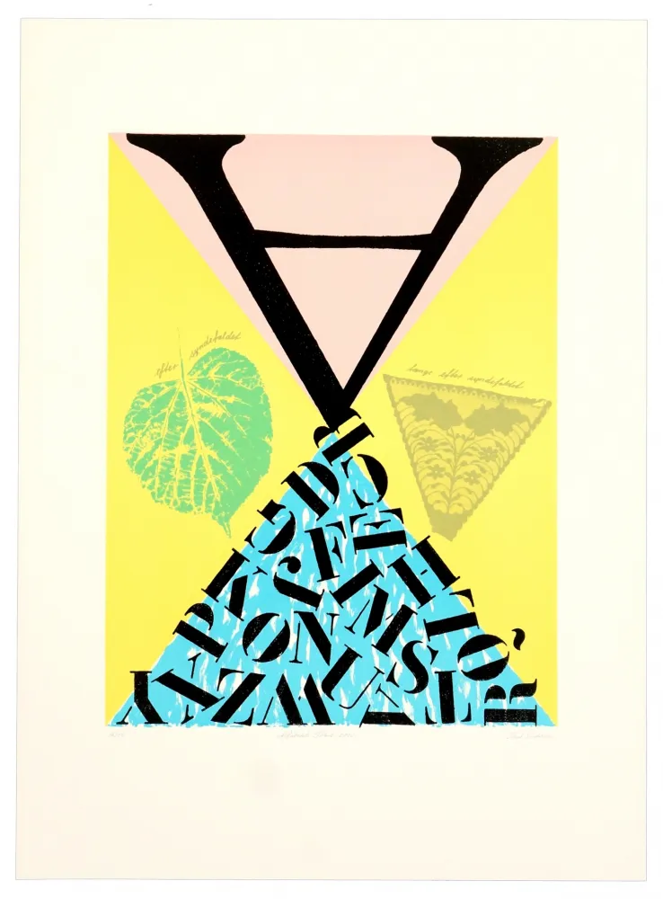 Lithografie Pedersen - Alfabetets Fødsel