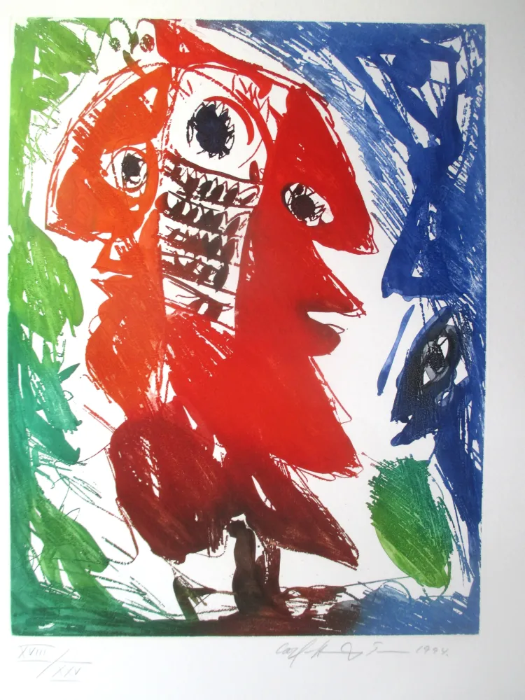 Ets En Aquatint Pedersen - Alice in Wonderland 1