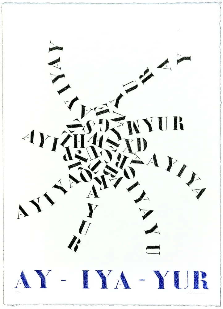 Lithografie Pedersen - Aye