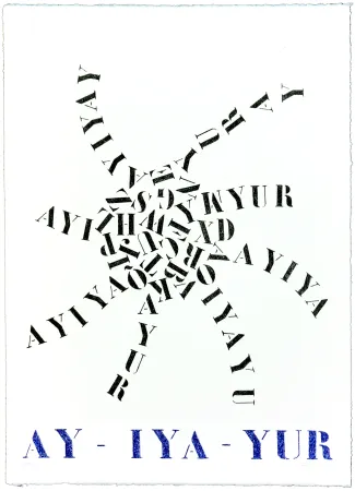 Lithografie Pedersen - Aye