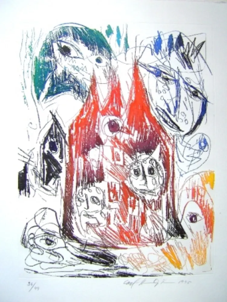 Aquatint Pedersen - Cobra