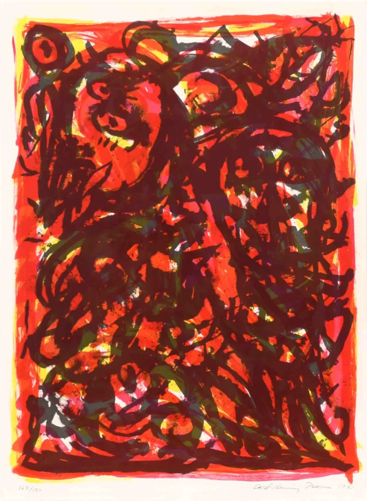 Lithografie Pedersen - Composition