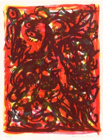 Lithografie Pedersen - Composition