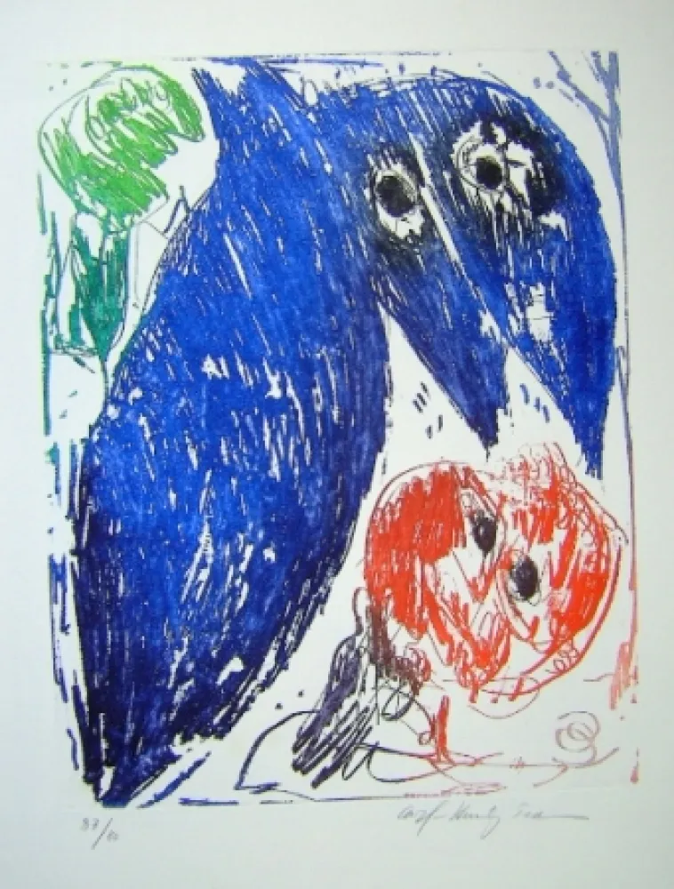 Aquatint Pedersen - L'Ile d'elle VI