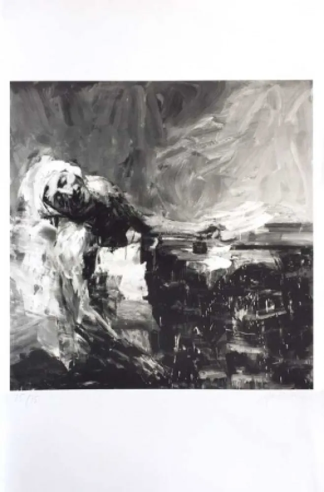 Lithografie Pei-Ming - Marat