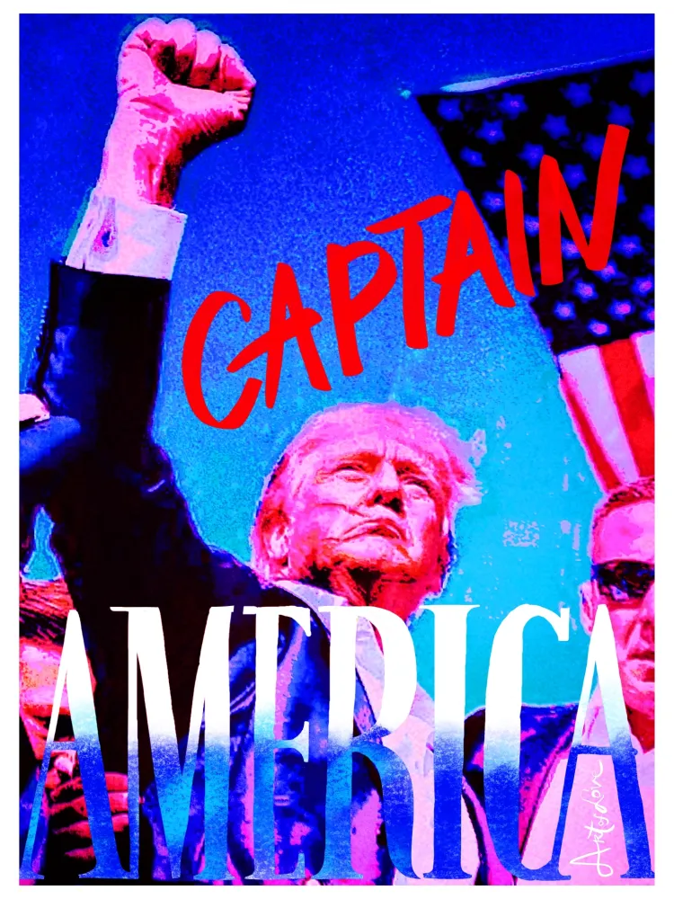 Geen Techniek Pellarose - Captain of America (Donald Trump)