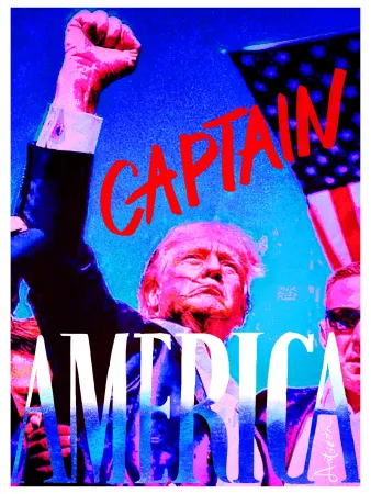 Geen Techniek Pellarose - Captain of America (Donald Trump)