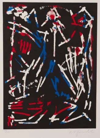 Lithografie Penck - Olympia Seoul