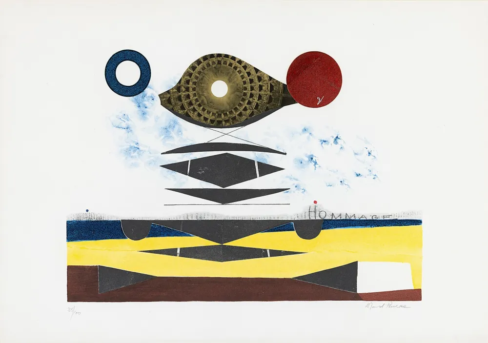 Lithografie Penrose - Hommage (a Man Ray)