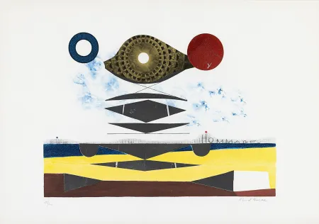 Lithografie Penrose - Hommage (a Man Ray)