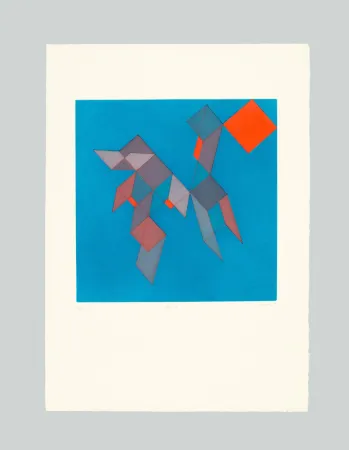 Ets En Aquatint Perilli - Bludra