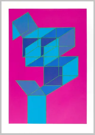 Lithografie Perilli - Composizione