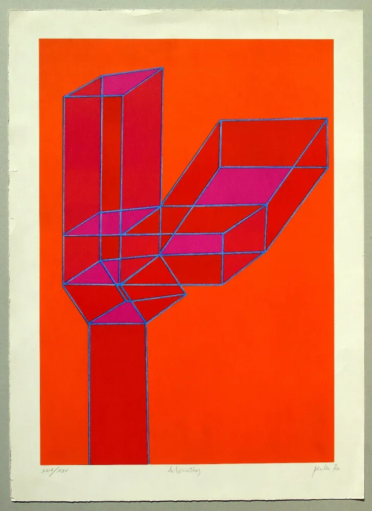 Lithografie Perilli - Composizione