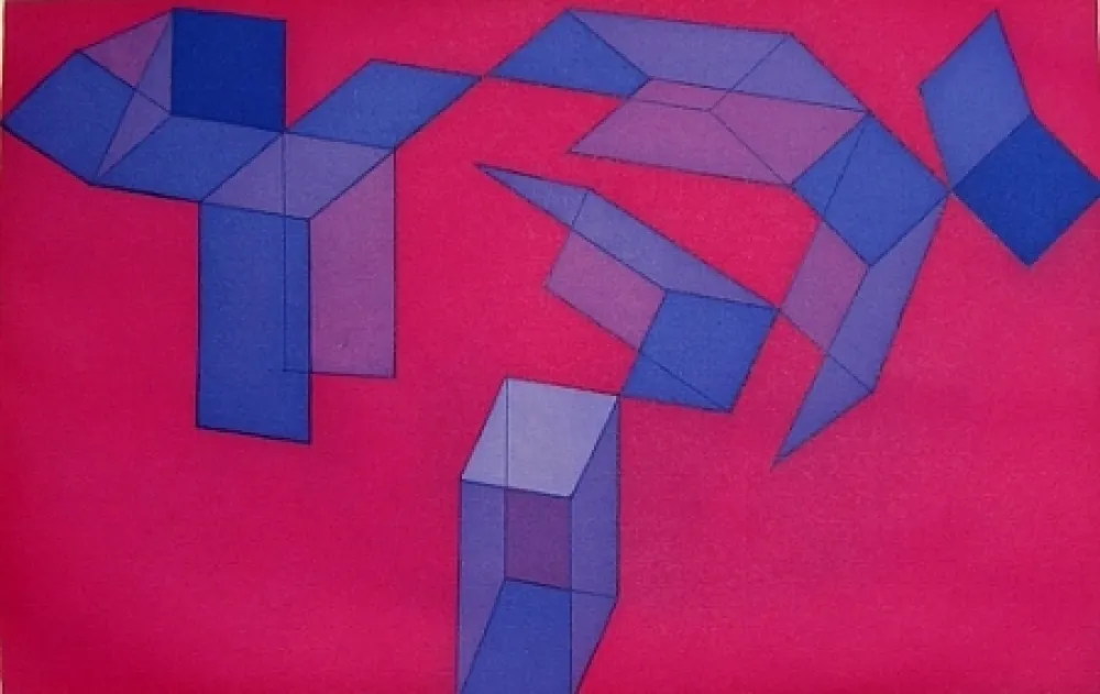 Ets En Aquatint Perilli - Ditirambo