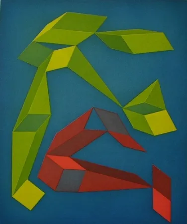 Ets En Aquatint Perilli - Lothabirinto