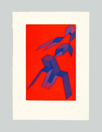 Ets En Aquatint Perilli - Rodra