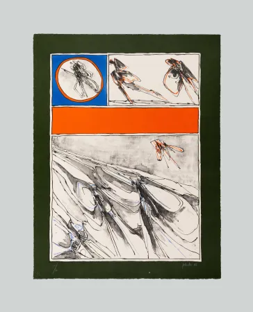 Lithografie Perilli - Senza titolo