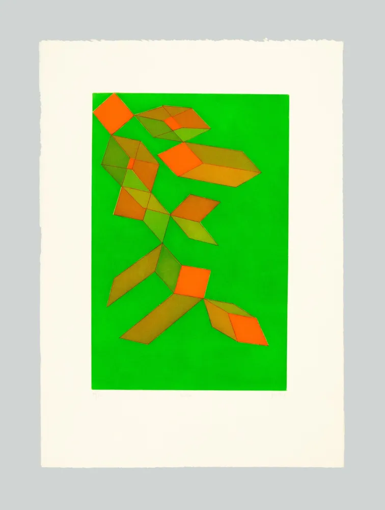 Ets En Aquatint Perilli - Vedra