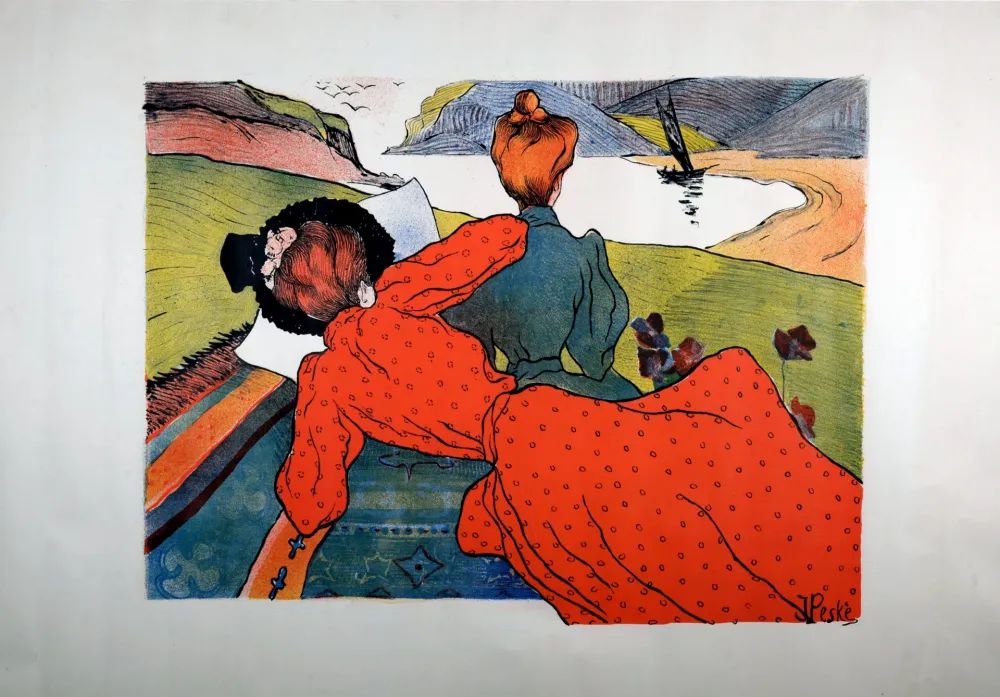 Lithografie Peské - L'Estampe et l’Affiche, 1898