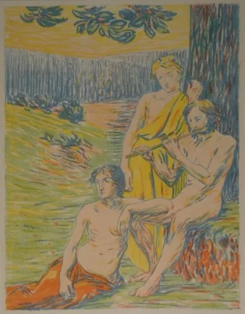 Lithografie Petitjean - Dekorativer Entwurf