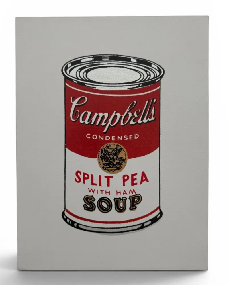 Multiple Pettibon - Andy Warhol, Campell’s Soup, Split Pea
