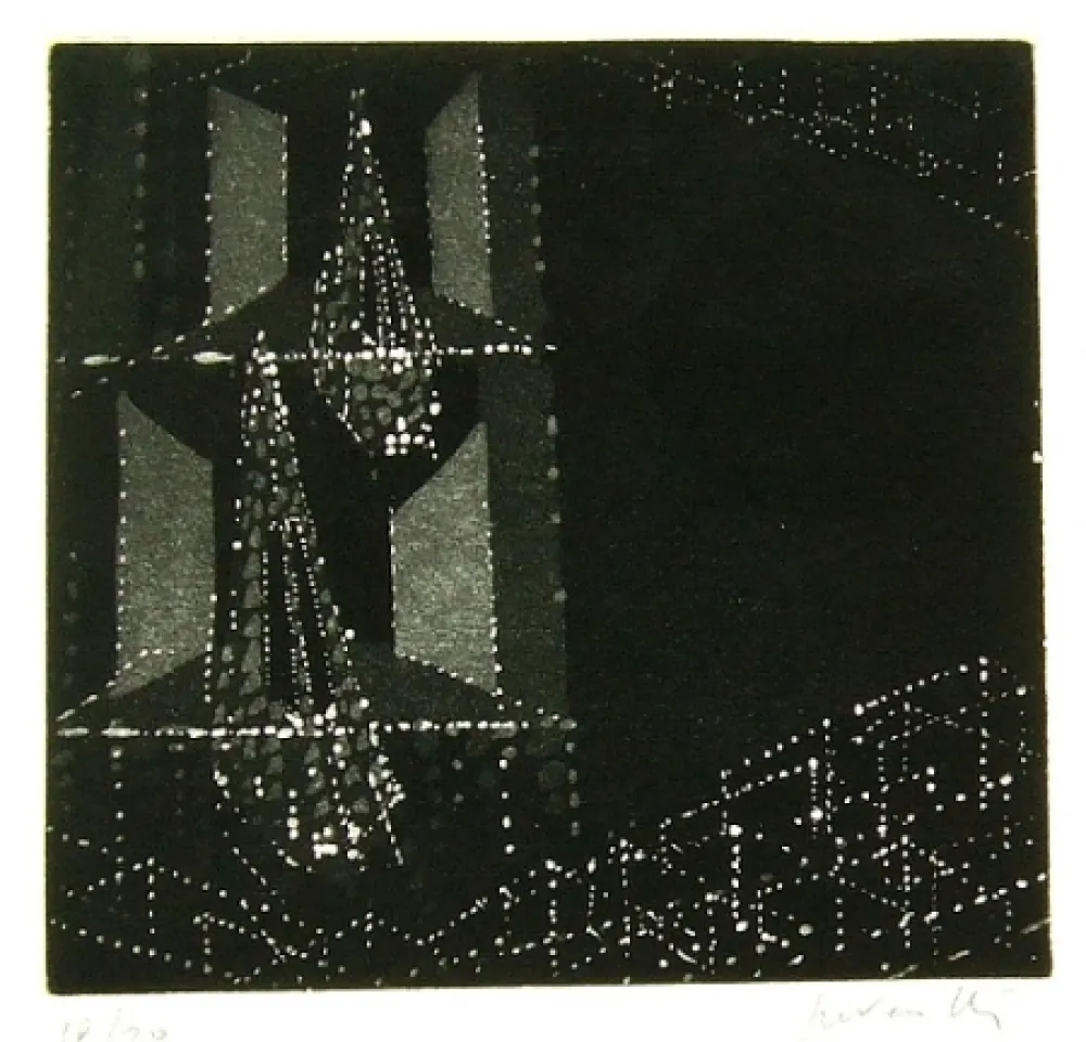 Aquatint Peverelli - Senza titolo