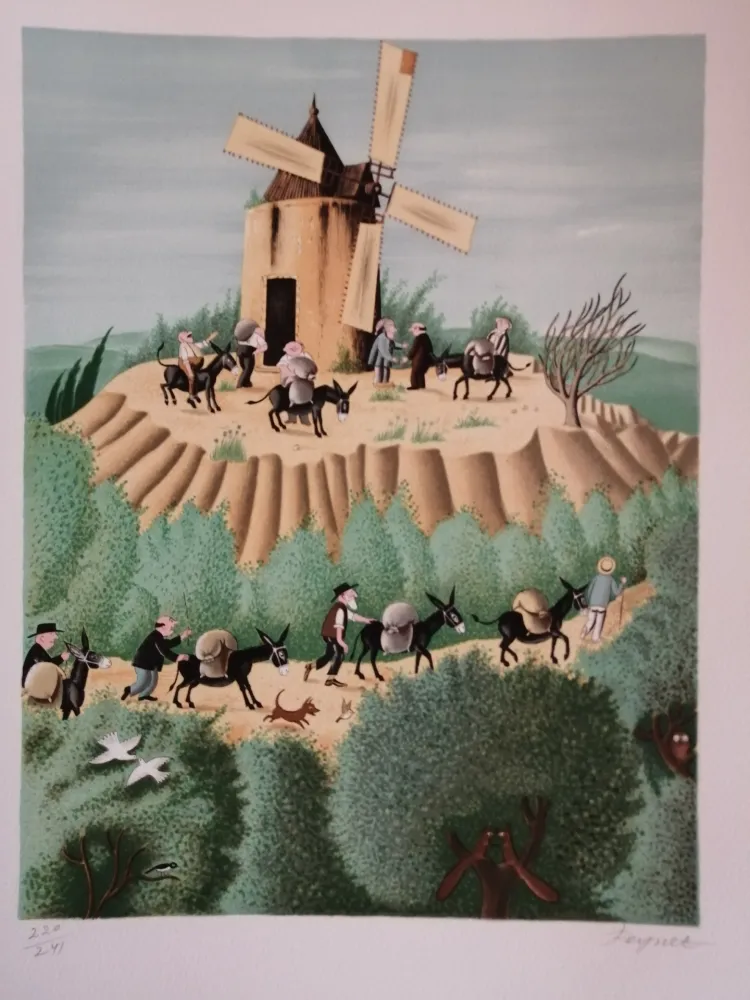 Lithografie Peynet - Le Secret de Maitre Cornille