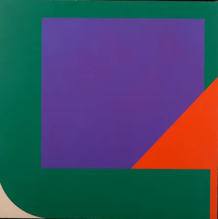 Zeefdruk Pfahler - Composition 1967