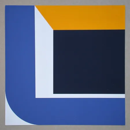 Zeefdruk Pfahler - Konkrete Komposition