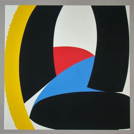 Zeefdruk Pfahler - Konkrete Komposition 93