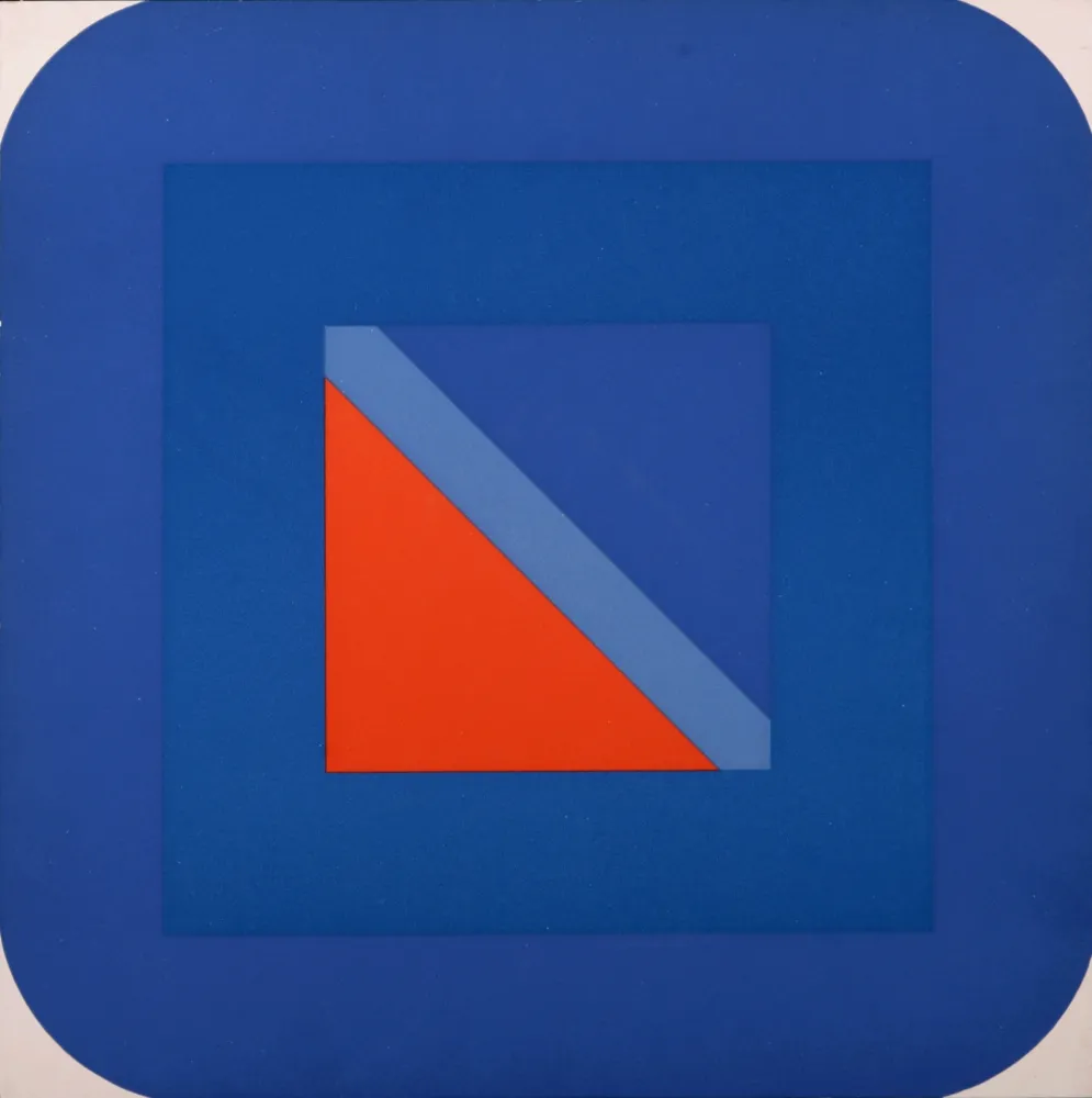 Zeefdruk Pfahler - Metro Blau, 1967 - Very scarce!