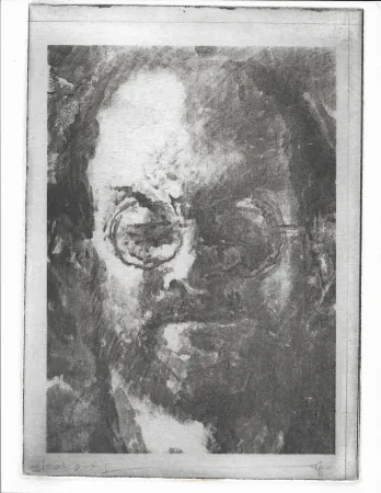 Lithografie Phillips - Salman Rushdie