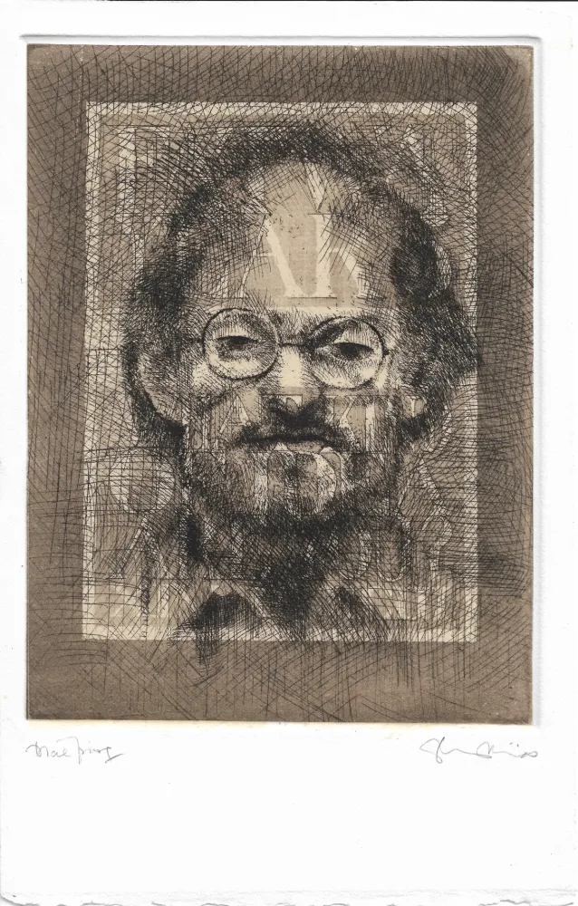 Ets En Aquatint Phillips - Salman Rushdie